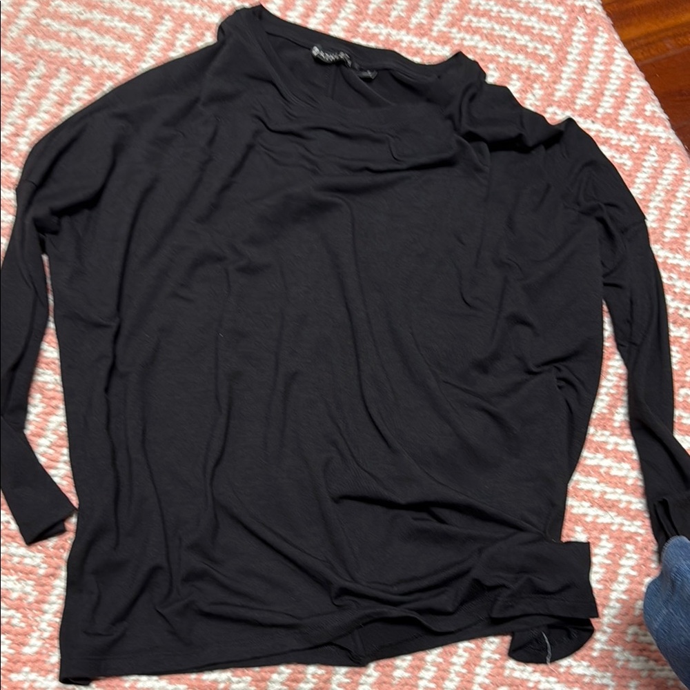 Black Long Sleeve Top